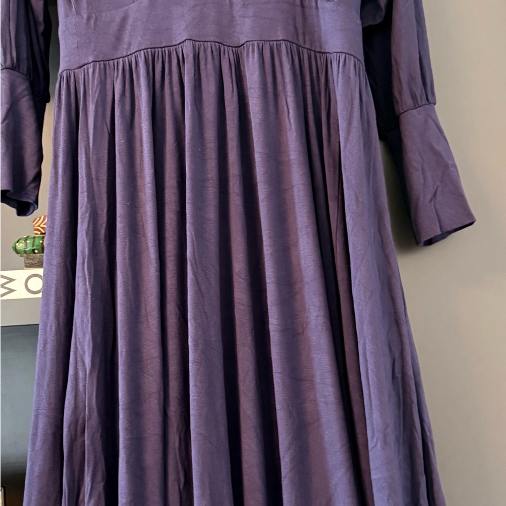 Eloquii Purple/Blue Maxi Dress